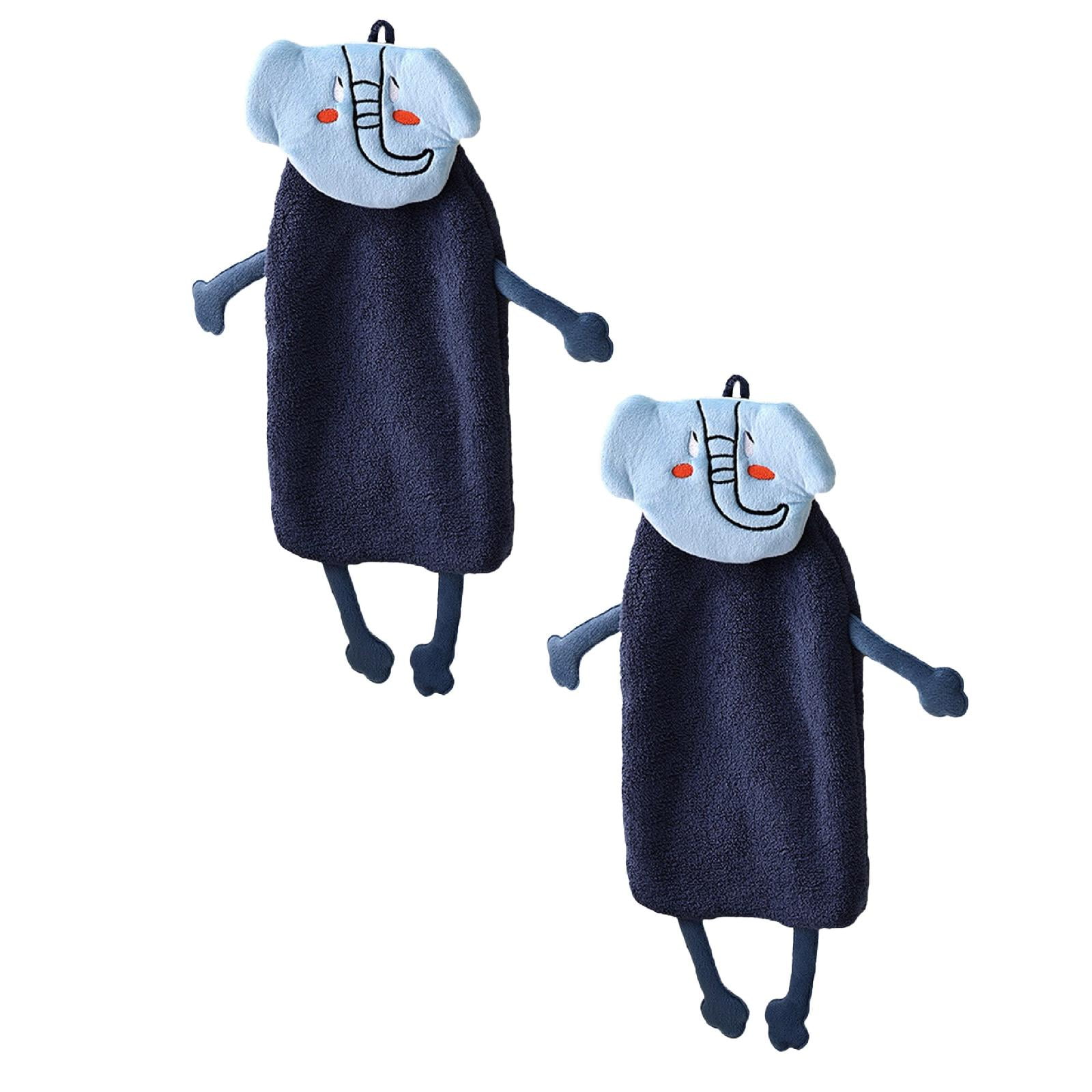 2Pcs Microfiber Cleaning Cloth Animal Water Absorbent Repeatable