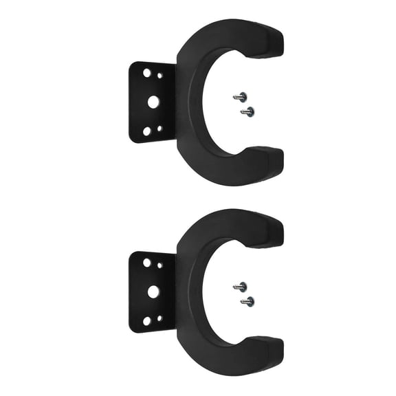 2Pcs Microphone Holder for Mic Stand Microphone Wall Hanger Wall Mounted Mic Holder Bracket Rack Clamp for Home Office