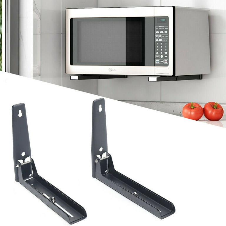AVF Universal WallMounted Microwave Bracket In Silver, 57 OFF
