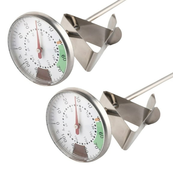 2Pcs Milk Frothing Thermometer For Coffee Chocolate Cappuccino Milk Thermometer