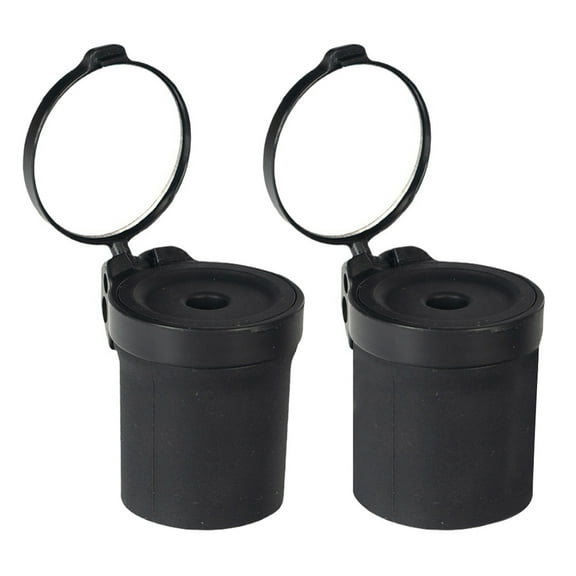 2Pcs Mini Foldable Mountain Bike Mirrors Rearview Handlebar Mirror 360 Degree Rotation Convex Lens Mirror for Mountain Road Bikes S
