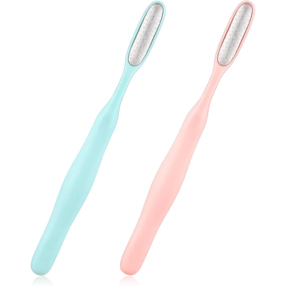 2Pcs Mini Foot Files, Manual Foot Scrubber Dead Skin Remover, Feet Callus Remover Callus Shaver for Feet, Pedicure Tools for Sensitive Areas(7.6 x 0.72in)