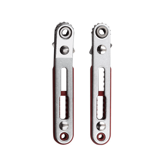 2Pcs Mini Quick Ratchet Wrench Set Straight/Elbow Screwdriver Set Ratchet Wrench Tool Has Two Heads