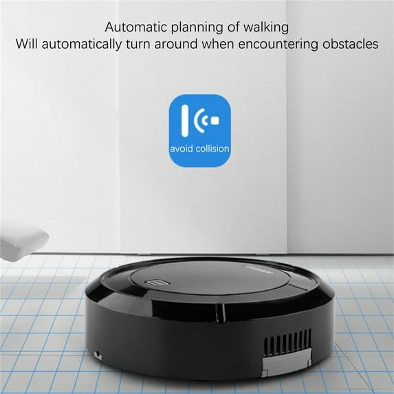 2Pcs Mini Robot Vacuum under $5! Yannianjz Three in One Intelligent Sweeping Robot Vacuum Cleaner, Rechargeable Home Vacuum Cleaning Robot, Mini Automatic Vacuum Cleaner