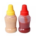 thumbnail image 1 of 2Pcs Mini Seasoning Sauce Ketchup Bottle Small Containers Lovely Salad Bottles for Lunch Box Kitchen Jar Accessories, 1 of 12