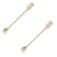 thumbnail image 1 of 2Pcs Mini Silicone Spatula with Long Handle, Jar Spatula Small Spatulas, Jam Spreader Reusable Double-Ended Tiny Silicone Spoon Spatula Bottle Scraper for Butter Liquid Foundation Lotion Nail Polish, 1 of 8