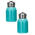 thumbnail image 1 of 2Pcs Mini Water Bottle Small Water Bottle 300Ml Stainless Steel Small Flask Vacuum Insulated Thermal Cup Leak Proof Portable Mini With Hook Green Glass&Bottle, 1 of 7