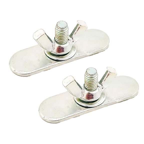 2Pcs Mobile Air Conditioner Sealing Plate Turnbuckle Bezel Butterfly Turnbuckle
