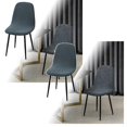 thumbnail image 1 of 2Pcs Modern Dining Chair Covers Printed Shell Chair Cover Lounge Armless Chair Cover Stretchable Slipcovers For Kitchen, Office, Dining Room And Living Room, 1 of 6