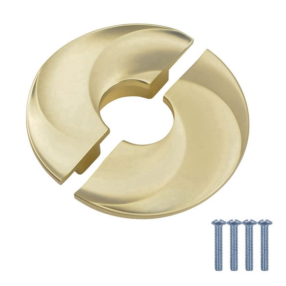 2Pcs Modern Minimalist Handle European Wardrobe Door Handle Half Moon Cabinet Round Drawer Cabinets Handle