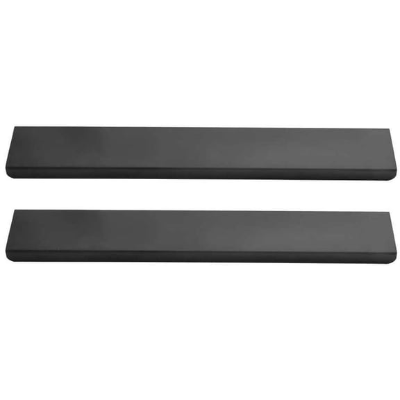 2Pcs Modern Simple Drawer Wardrobe Door Handle Black Matte Coated Handle Furniture Pull