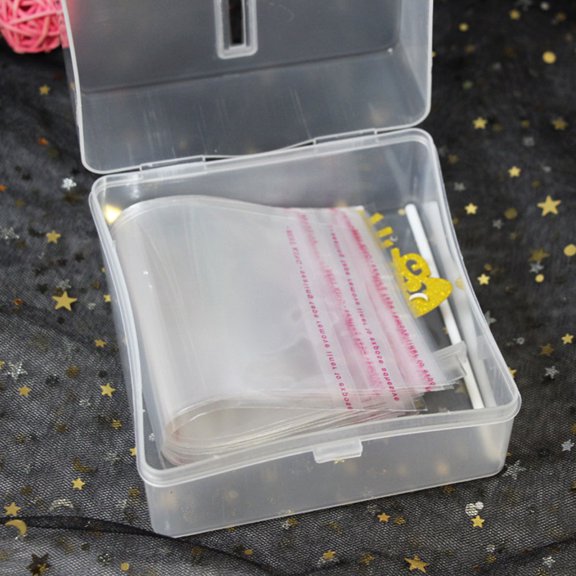 2Pcs Money Pulling Cake Box Transparent Storage Case for Birthday Party Decorations