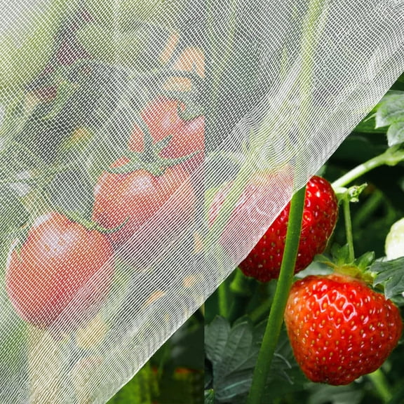 2Pcs Mosquito Netting, 6.5'x10' Insect Bird Mesh Garden Netting Pest Barrier, Garden Plant Net Protect Seedling Fruits from Birds Bugs, Plant Tree Cover for Crop Growth Protection