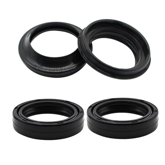 2Pcs Motorbike Front Damper Oil Dust Seal High Strength Sturdy Shock Absorber