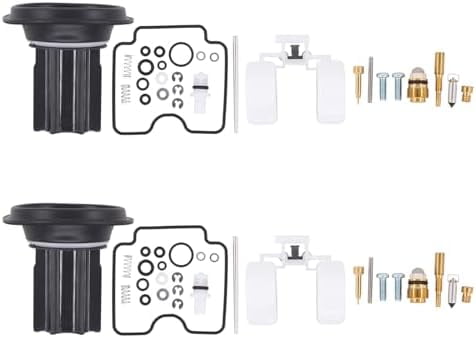 Thomletha Carburetor Repair Kit (2 Sets) For Yamaha XVS 1100 (1999-2007) & BT 1100 Bulldog (2002-2006)