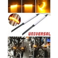 thumbnail image 1 of 2Pcs Motorcycle Fork Turn Signals Light Amber LED Strips, 1 of 5