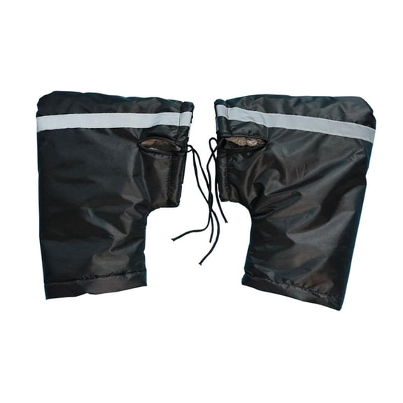2Pcs Motorcycle Handlebar Gloves Motorcycle Handlebar Mitts Waterproof Warm ATV Winter Accessories Bike Handlebar Mittens