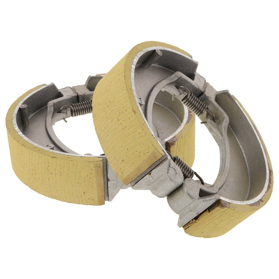 2Pcs Motorcycle Rear Brake Pad Shoes Metal Brake Blocks with Practical Replacement and Durability