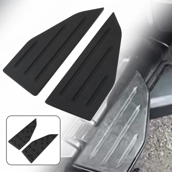 2Pcs Motorcycle Rear Passenger Foot Pedals Rubber Pad For Honda Gl1800 2018-2024 Motorcycle Rear Wide Foot Rest Floorboards
