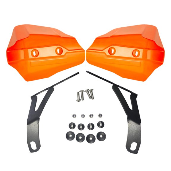 2Pcs Motorcycle Universal Touring Assembly Replacement Motorcycle Hand Protector Motorcycle Handlebar orange