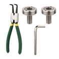 thumbnail image 1 of 2Pcs Mountain Bicycles Crank Bolts Bottom Rack Screws Titaniums Alloys Bicycles Crank Bolts for Mountain Bicycles, 1 of 10