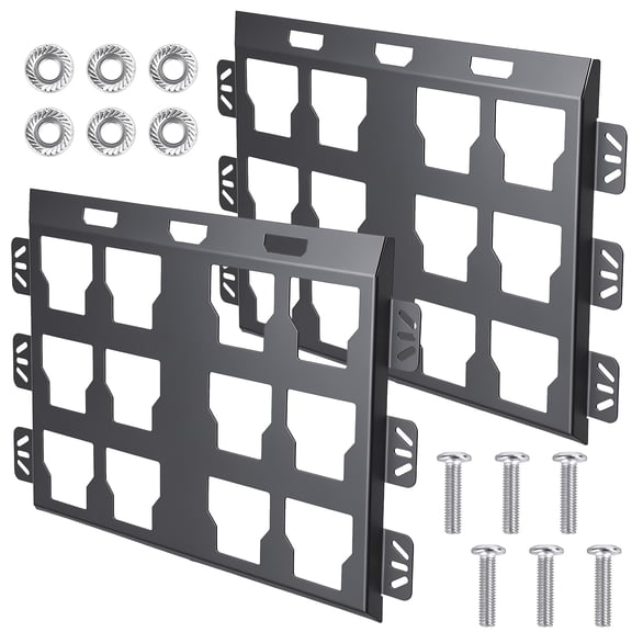 2Pcs Mounting Plates for Milwaukee Packout 48-22-8486,100 Lbs Load Capacity,Compatible with Packout Tool Storage Setup and System Organization