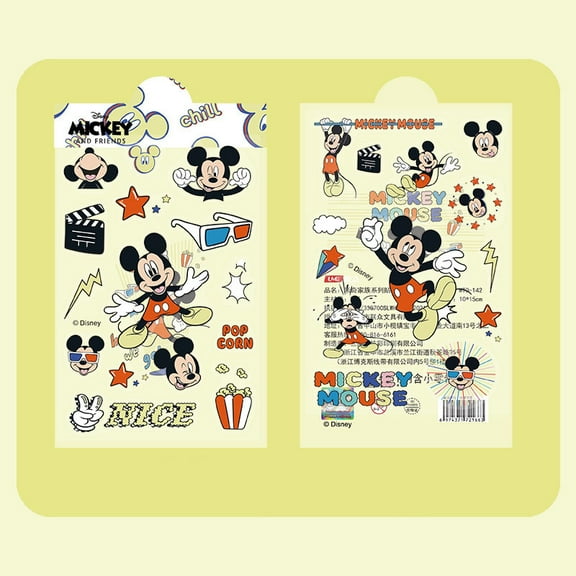 2Pcs Mouse Hot Stickers for Water Bottle Cup Laptop Guitar Car Motorcycle Bike Skateboard Luggage Box Vinyl Waterproof Graffiti Patches