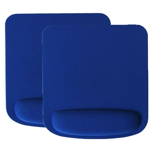 2Pcs Mouse Mat Pad with Gel Wrist Rest Support Gaming Mousepad Anti-Slip Comfortable Pad for Computer Laptop Office Typist