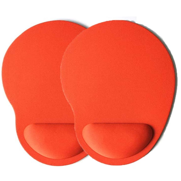2Pcs Mouse Pad, Ergonomic Mouse Pad with Gel Wrist Rest Support, Gaming Mouse Pad with EVA, Non-Slip EVA Base for Computer, Laptop, Home, Office & Travel