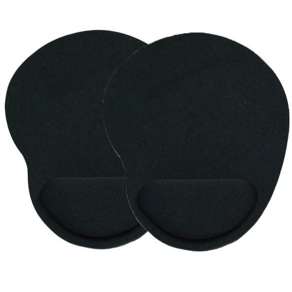 2Pcs Mouse Pad, Ergonomic Mouse Pad with Gel Wrist Rest Support, Gaming Mouse Pad with EVA, Non-Slip EVA Base for Computer, Laptop, Home, Office & Travel
