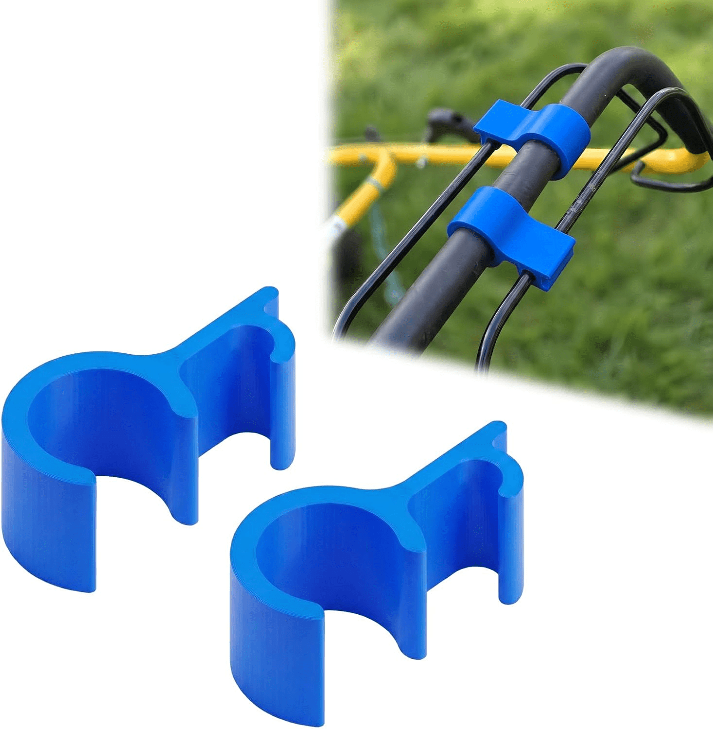 Control Interlock Handle 2Pcs Mower Safety Lever Lock Clip, Lawn Mower Handle Lock, Dead Man ...