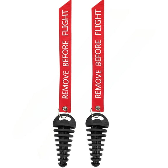 2Pcs Muffler Exhaust Wash Plug, 0.6"-1.5" Motorcycle Exhaust Tail Pipe Washing Plug with Streamer, Rubber Silencer Wash Protector for 2 Stroke Motorcycle Dirt Bike