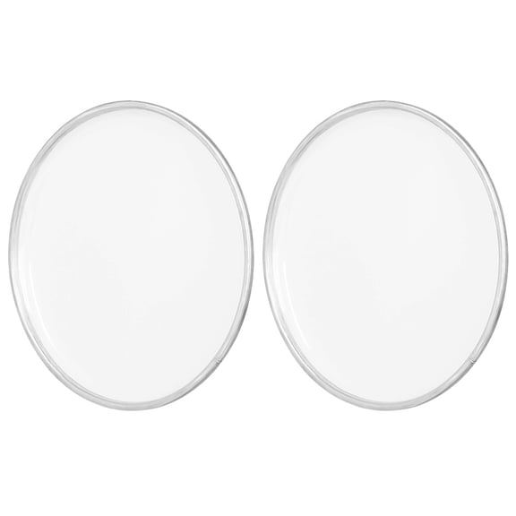 Milisten 2Pcs White Drum Skin Replacement for Drum Set Washable Reusable High Tension