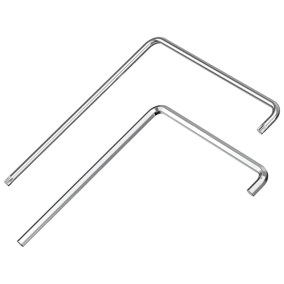 2Pcs MultiPurpose 4mm Curved Inside Hexagonal Wrench Steel Window Adjuster Tool Wear Resist Window Fitting Wrench