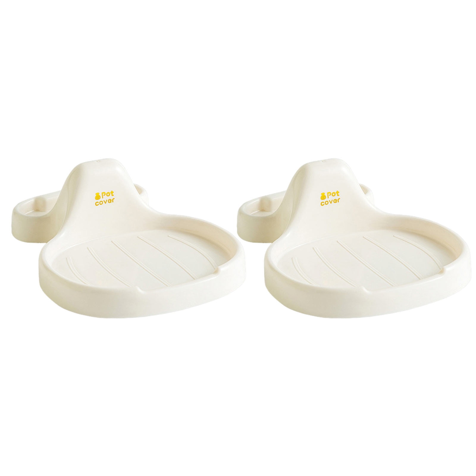 2Pcs Multifunction Kitchen Spatula Rack Spoon Rest Lid Holder Versatile