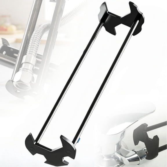 2Pcs Multifunctional Sink Wrench, 2026 New Sink Wrench Plumbing Tool, Kitchen Faucet Wrench Tool, Basin Wrench Under Sink Faucet Wrench Tight Spaces Tools for Kitchen and Bathroom