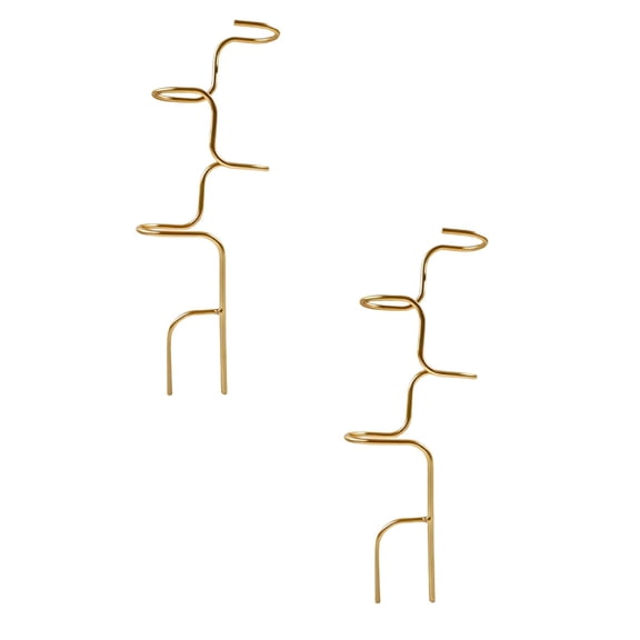 2Pcs Natural Support For Indoor Outdoor Gardening Vines Climbing Stakes Flexible Tie Holders For Poles Rattan Clip 12.6"
