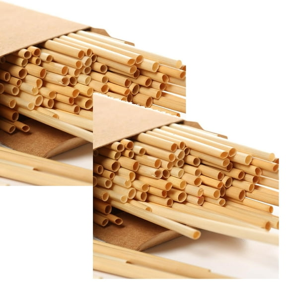 2Pcs Natural Wheat Straw Drinking Biodegradable 18Cm Reusable In Individually Wrapped Set Straw Home Decor