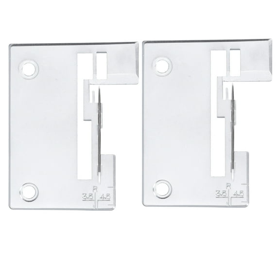 2Pcs Needle Plate for Overlock Machine Iron Needle Board Replacement Sewing Attachment,Sewing Attachment,Sewing Machine Needle Plate