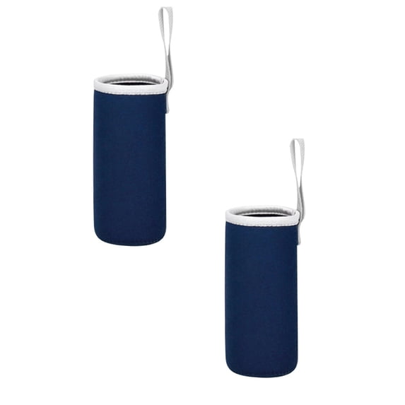 2Pcs Neoprene Insulated Collapsible Drink Bottle Covers Multi Color Glass&Bottle
