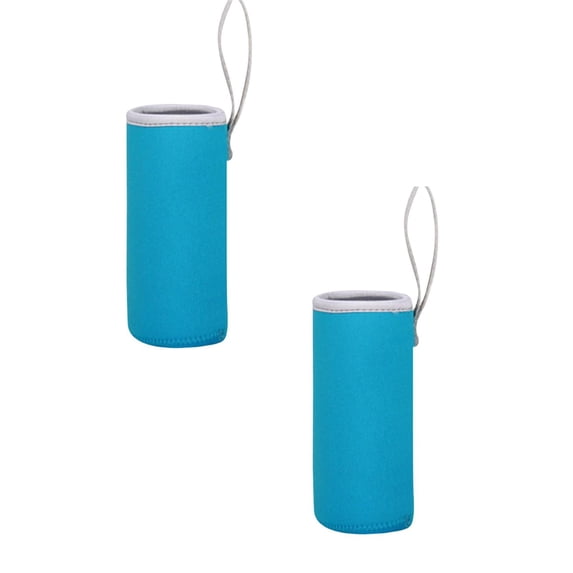 2Pcs Neoprene Insulated Collapsible Drink Bottle Covers Multi Color Glass&Bottle