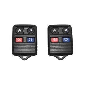 2Pcs New Replacement Remote Keyless Entry Key Clicker- 4 Button for Ford Mustang