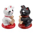 thumbnail image 1 of 2Pcs New Year Cat Adorn Japanese Cat Ornament Resin Craft Room Decoration, 1 of 6