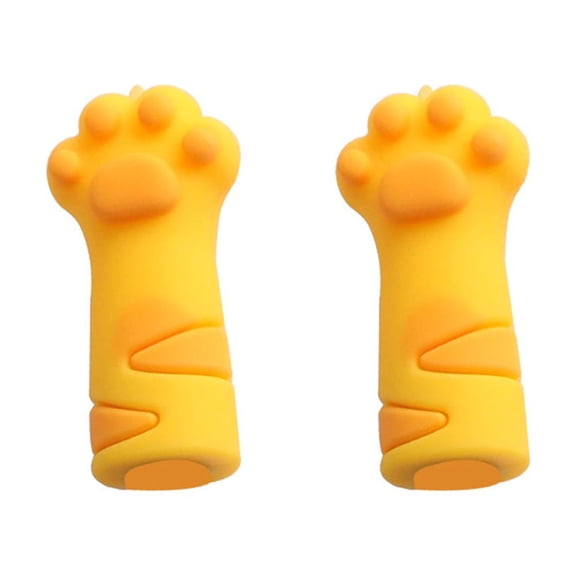 2Pcs Nipper Cat Shape Cover Protective Sleeve for Nail Cuticle Scissors Manicure Tools