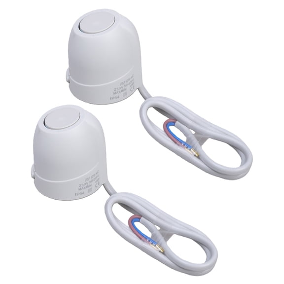 2Pcs Normally Closed Valves Head Water Separator 30x1.5mm Electric Thermal Actuator Thermostatic Radiator Valves