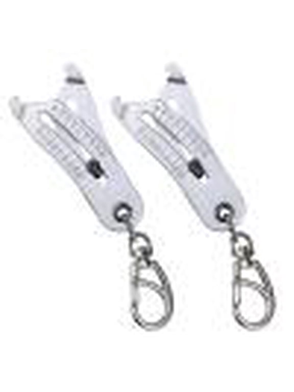 2Pcs Nut & Bolt Head Sizer Keychain Precise Thread Size Checker For Engineer Decor Supplies