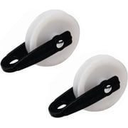 2Pcs Nylon Clothesline Pulley, Outdoor Puller Rope Pulley, Wire Rope Pulley for Outdoor Clotheslines