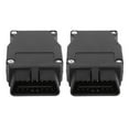2Pcs OBD2 16 Pin Connector Adapter ABS Plastic Lightweight for F Series