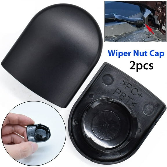 2Pcs OE#22793593 Front Windshield Head Bolt Screw Caps Wiper Arm Nut Cover for Buick Cadillac