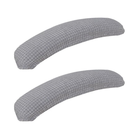 2Pcs Office Chair Armrest Cover, Universal, Dustproof, Easy to Clean, Durable Gaming Chair Arm Rest Slipcovers, Computer Chair Grey